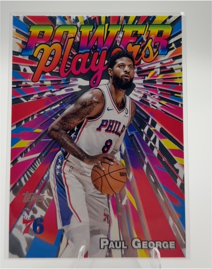 2025-26 Topps Power Players #PP-11 Paul George — front