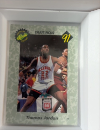 1991 Classic Draft Picks #49 Thomas Jordan — front