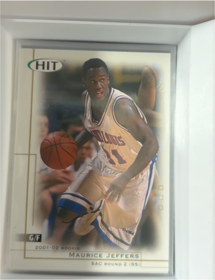 2001-02 SAGE Hit #7 Maurice Jeffers — front