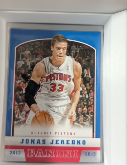2012 Panini #86 Jonas Jerebko Detroit Pistons — front