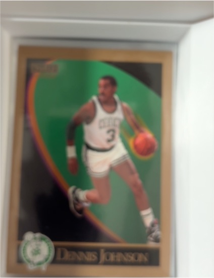 1990 SkyBox #16 Dennis Johnson — front