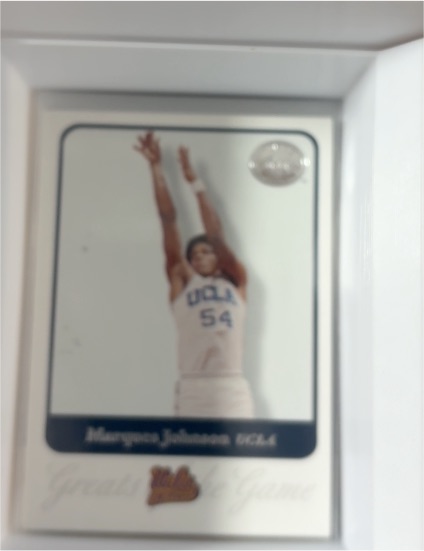 2001 Fleer Greats of the Game #54 Marques Johnson UCLA Bruins — front