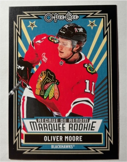 2025-26 O-Pee-Chee #558 Oliver Moore — front