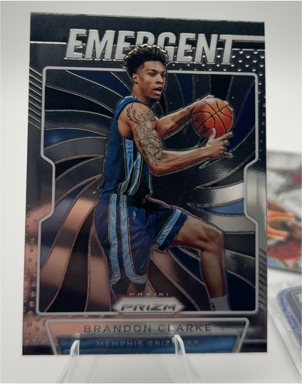 2019-20 Panini Prizm Emergent #28 Brandon Clarke — front