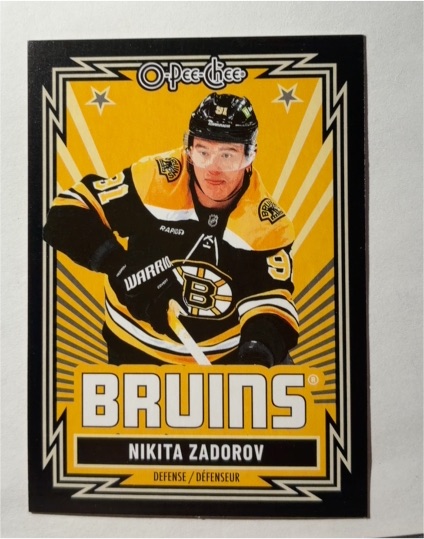2025-26 O-Pee-Chee #351 Nikita Zadorov Boston Bruins — front