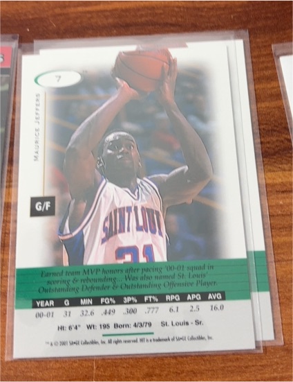 2000 Collector's Choice #7 Maurice Jeffries — front
