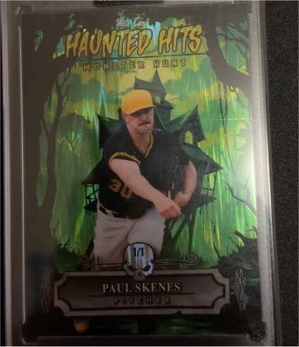 2025 Wild Card Haunted Hits Monster Hunt #HHCF-PS Paul Skenes — front