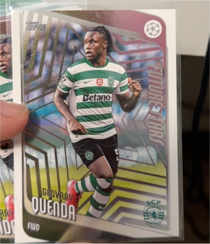 2025-26 Topps UEFA Club Competitions #95 Geovany Quenda Future Stars — front