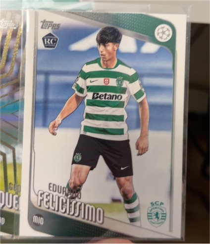 2025-26 Topps UEFA Club Competitions #60 Eduardo Felicíssimo — front