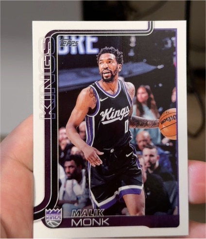 2025 Topps #164 Malik Monk — front