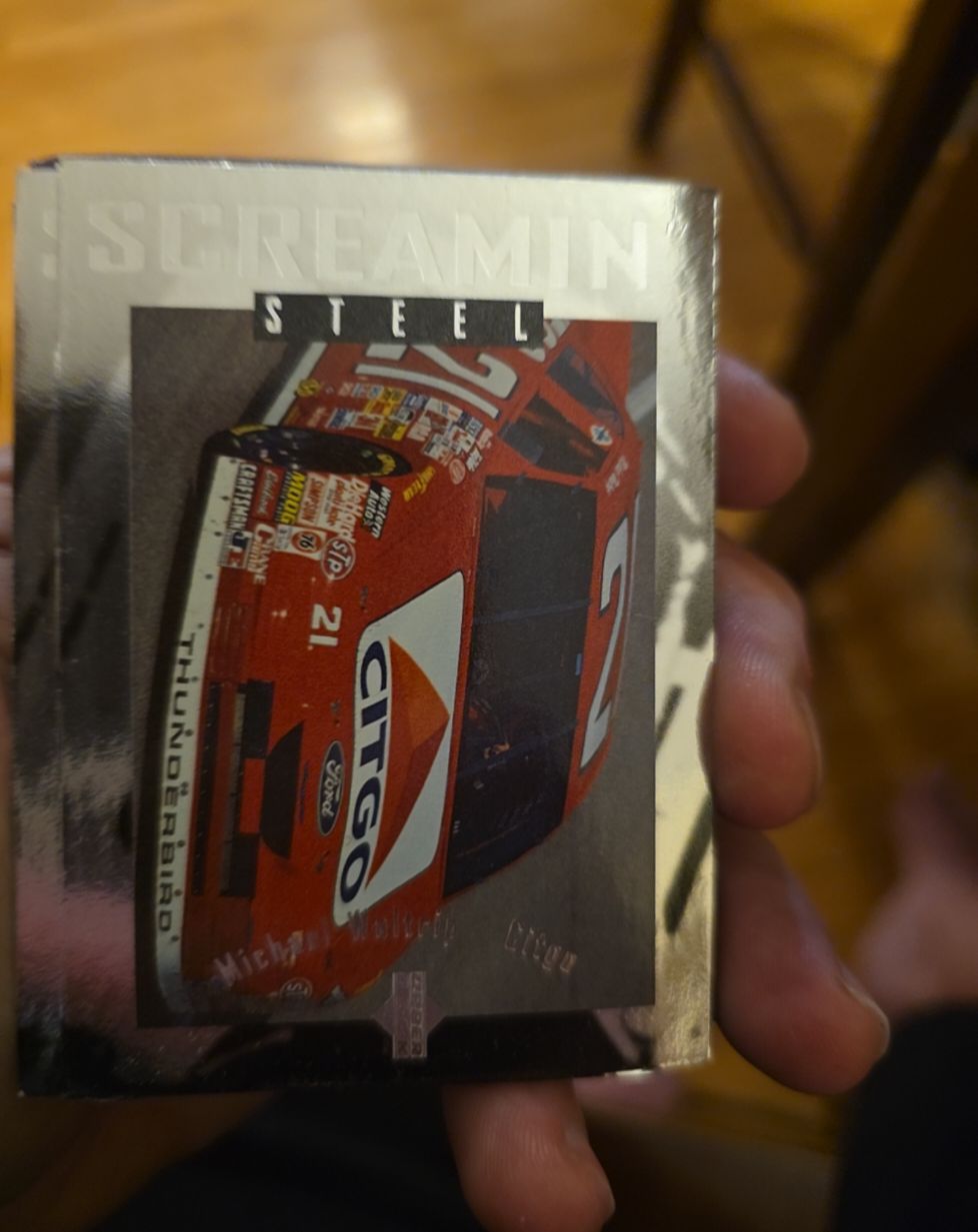 1996 Upper Deck Screamin' Steel #RC60 Michael Waltrip — front