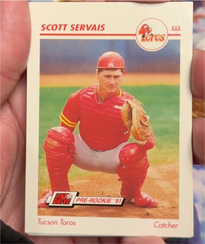 1991 Line Drive AAA #618 Scott Servais Tucson Toros — front