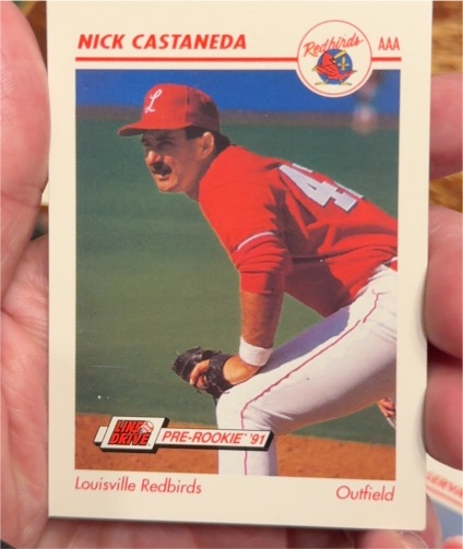 1991 Line Drive AAA #228 Nick Castaneda — front