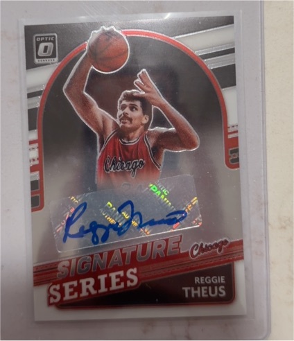 2021-22 Panini Donruss Optic Signature Series #SS-RTH Reggie Theus — front