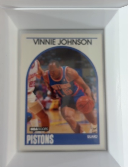 1989-90 NBA Hoops #188 Vinnie Johnson Detroit Pistons — front