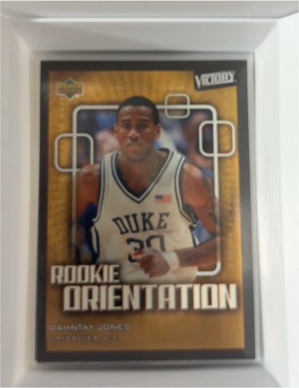 2003-04 Upper Deck Victory #120 Dahntay Jones Rookie Orientation — front