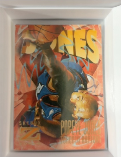 1996-97 SkyBox Z-Force #135 Popeye Jones Toronto Raptors — front