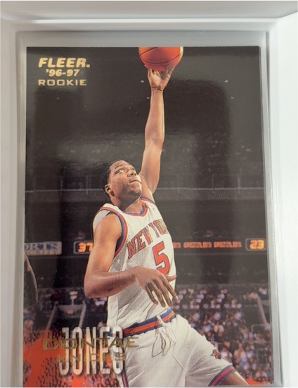 1996-97 Fleer #226 Dontae Jones — front