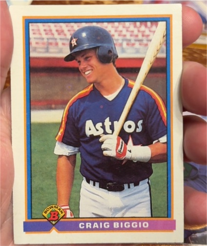1991 Bowman #556 Craig Biggio — front