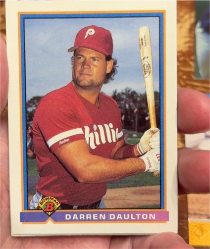 1991 Bowman #507 Darren Daulton — front