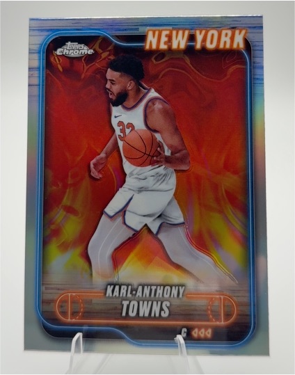 2024-25 Topps Chrome #52 Karl-Anthony Towns — front