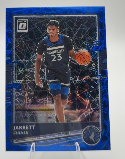 2020-21 Donruss Optic #150 Jarrett Culver Blue Velocity — front