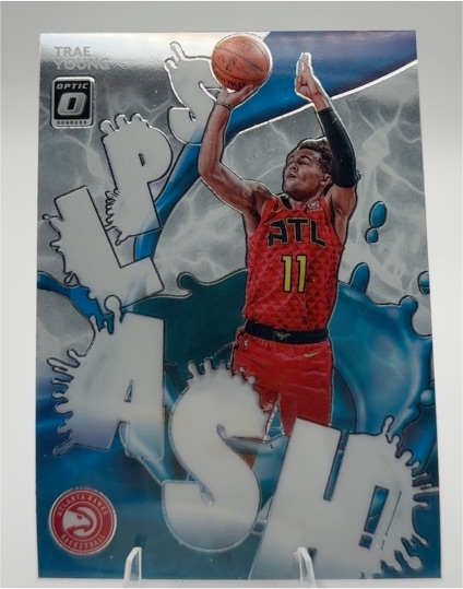 2020-21 Panini Donruss Optic #11 Trae Young Splash! Atlanta Hawks — front