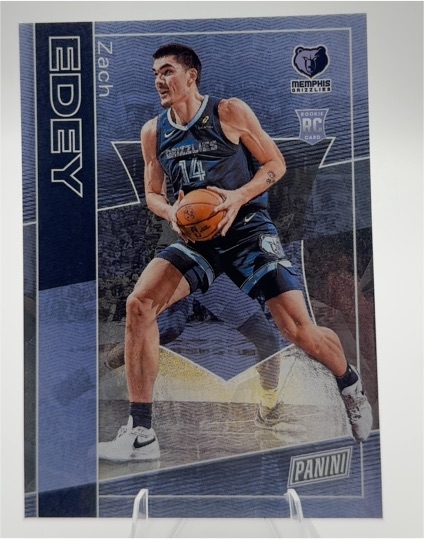 2025 Panini National #RC9 Zach Edey — front