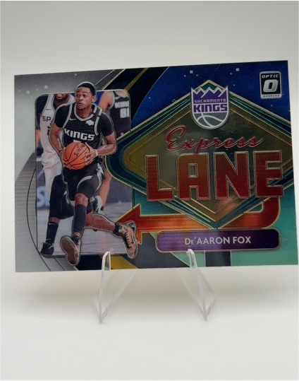 2020-21 Panini Donruss Optic #5 De'Aaron Fox Express Lane — front