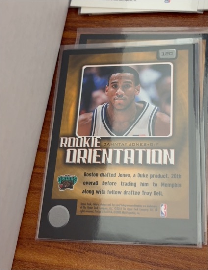 2001 Upper Deck Rookie Orientation #320 Dahntay Jones — front