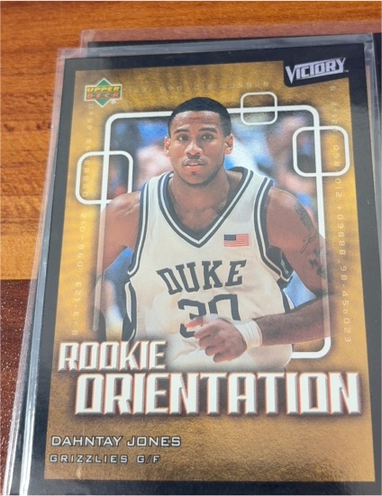 2003-04 Upper Deck Victory #120 Dahntay Jones Rookie Orientation — front