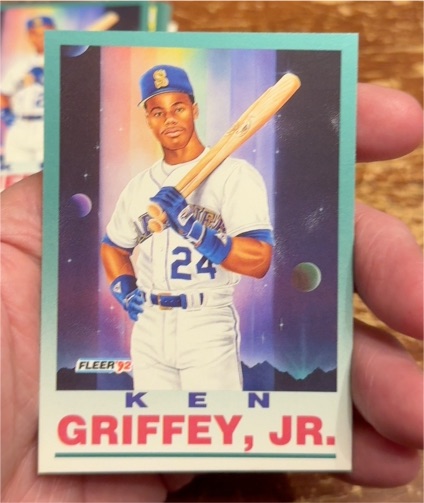 1992 Fleer #709 Ken Griffey Jr. — front