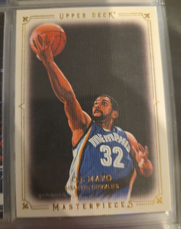 2009-10 Upper Deck Masterpieces #MA-OM O.J. Mayo — front
