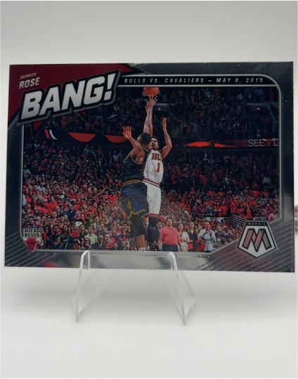 2020-21 Panini Mosaic #5 Derrick Rose Bang! — front