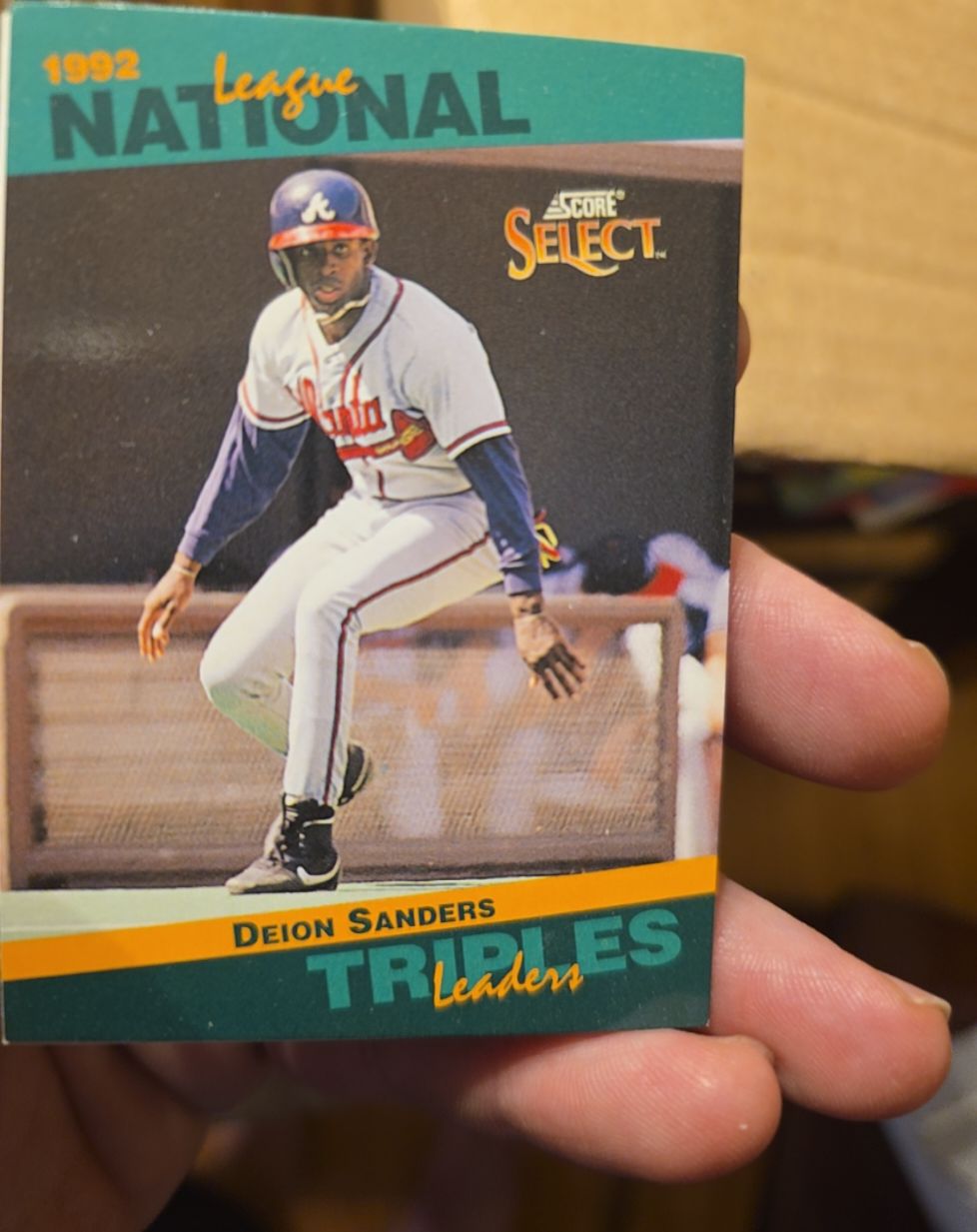 1993 Score Select #22 Deion Sanders — front