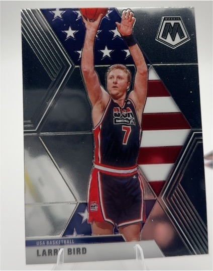 2019-20 Panini Mosaic #254 Larry Bird USA Basketball Boston Celtics — front