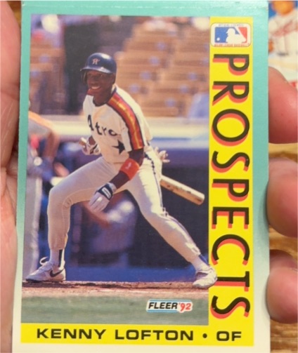 1992 Fleer Prospects #655 Kenny Lofton — front