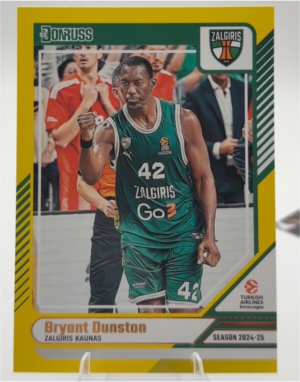 2024-25 Donruss EuroLeague #134 Bryant Dunston — front