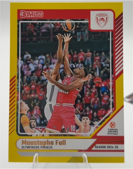 2024-25 Donruss EuroLeague #99 Moustapha Fall — front