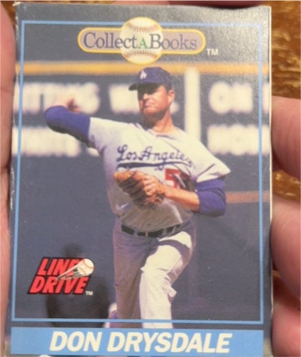 1991 Line Drive Collect-A-Books #10 Don Drysdale — front