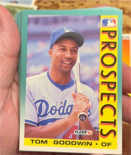 1992 Fleer #652 Tom Goodwin — front