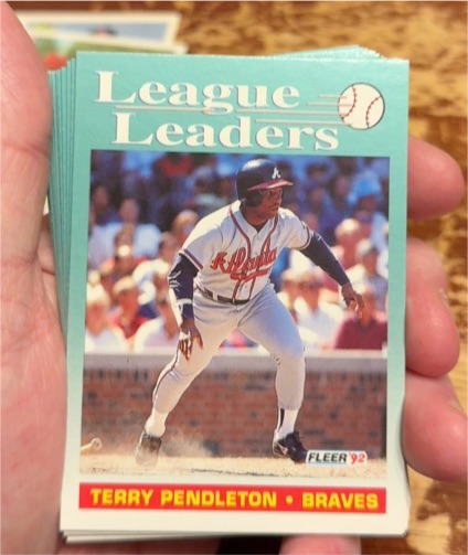 1992 Fleer #691 Terry Pendleton — front
