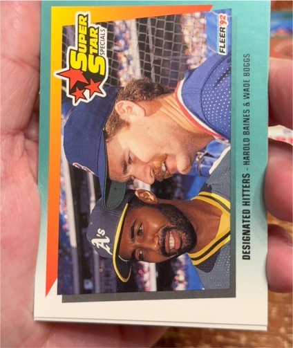1992 Fleer Super Star Specials #707 Harold Baines & Wade Boggs — front
