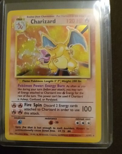 1995 Pokémon Base Set 2 #4 Charizard — front