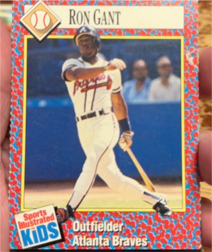 1991 Sports Illustrated for Kids #251 Ron Gant — front