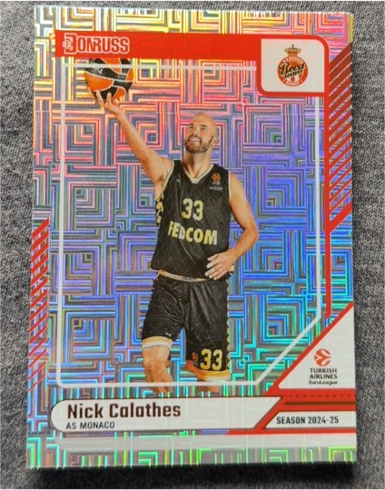 2024-25 Donruss EuroLeague #103 Nick Calathes — front