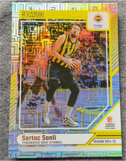 2024-25 Donruss EuroLeague #91 Sertac Sanli — front