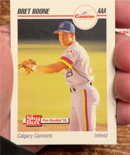 1992 SkyBox AAA #24 Bret Boone Calgary Cannons — front