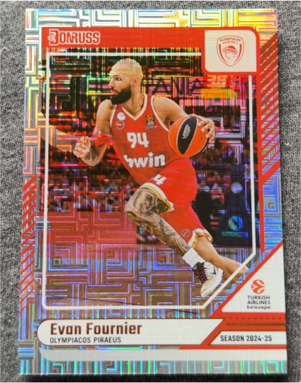 2024-25 Donruss Turkish Airlines EuroLeague #150 Evan Fournier — front