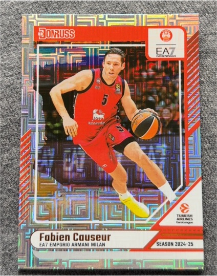 2024-25 Donruss Turkish Airlines EuroLeague #76 Fabien Causeur — front